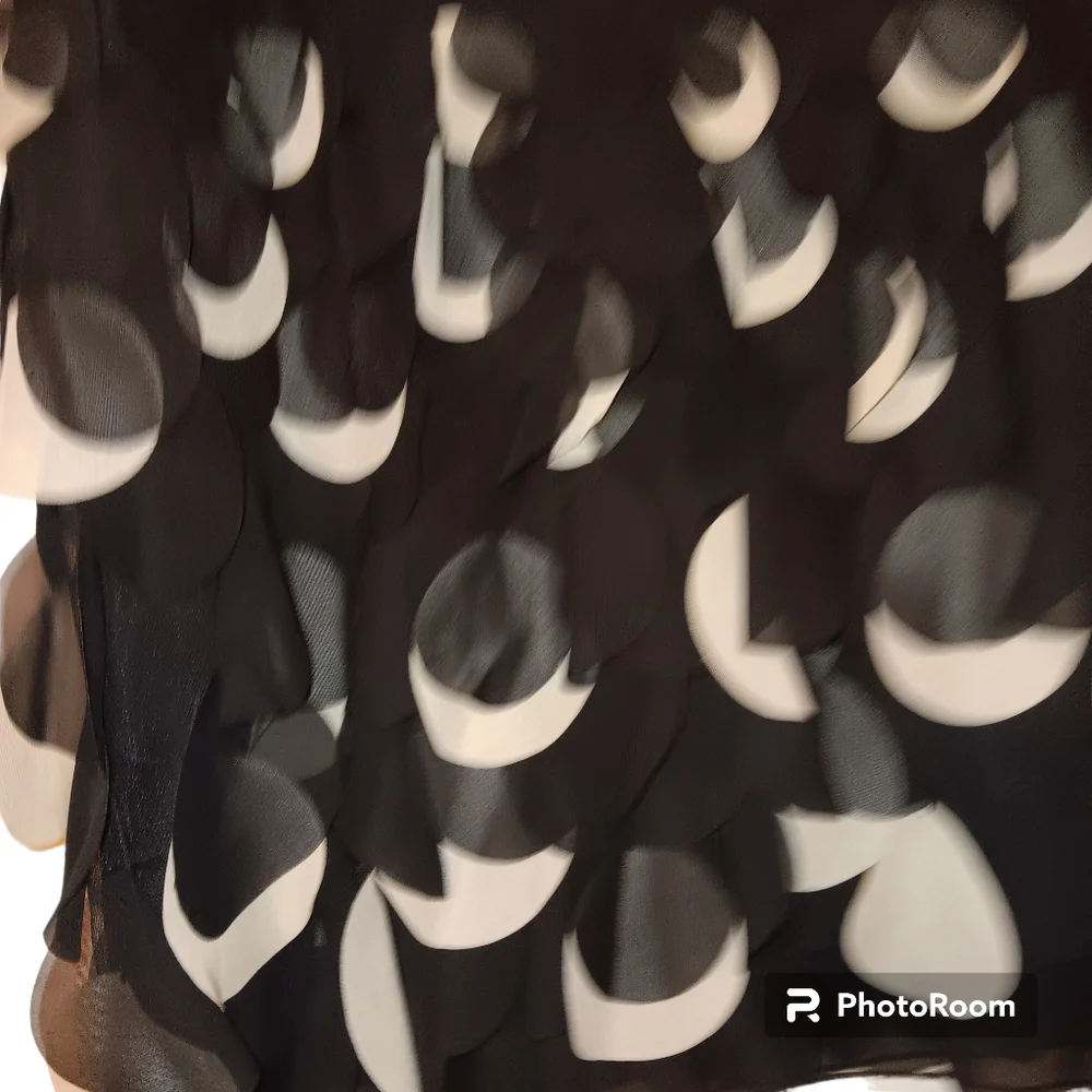 Vintage black & white skirt - Picture 2 of 3